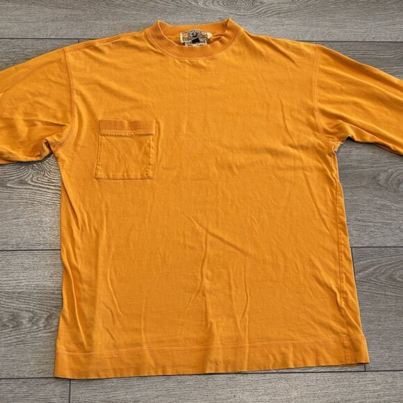 Vintage Bis Bis Gene Ewing Top California Sunwash Long Sleeve Yellow Size Large - Picture 1 of 8